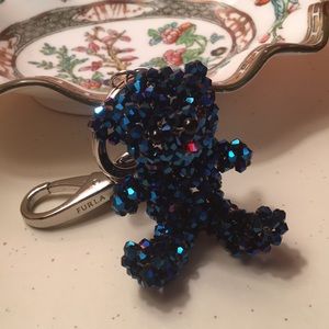 Jeweled bear keychain